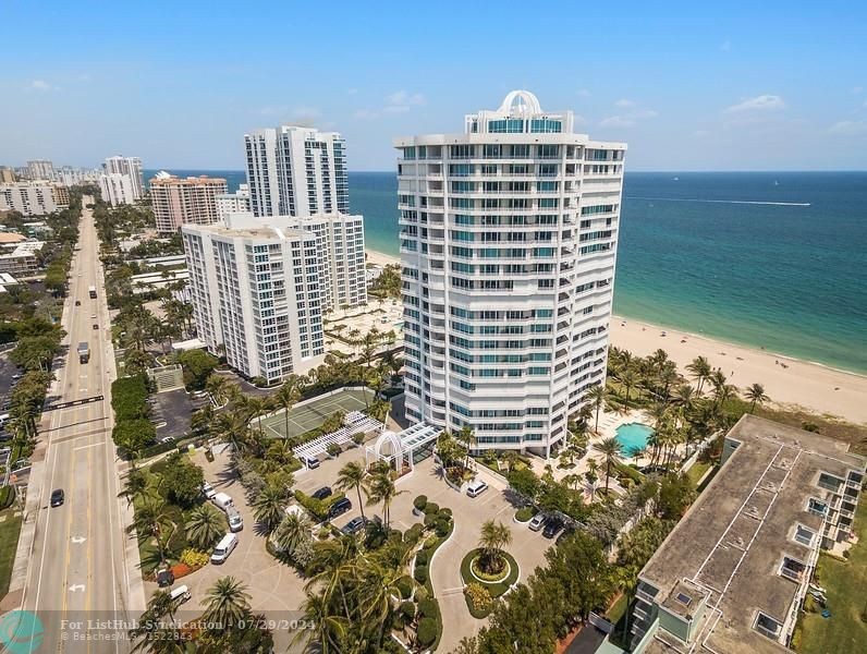 Welcome to the Cristelle.  Situated Directly on the Pristine - Beach Condo for sale in Pompano Beach, Florida on Beachhouse.com