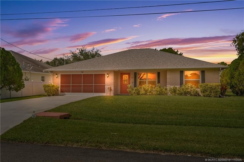 Charming 3-bedroom 2 bath 2 car garage home with canal view - Beach Home for sale in Port Saint Lucie, Florida on Beachhouse.com