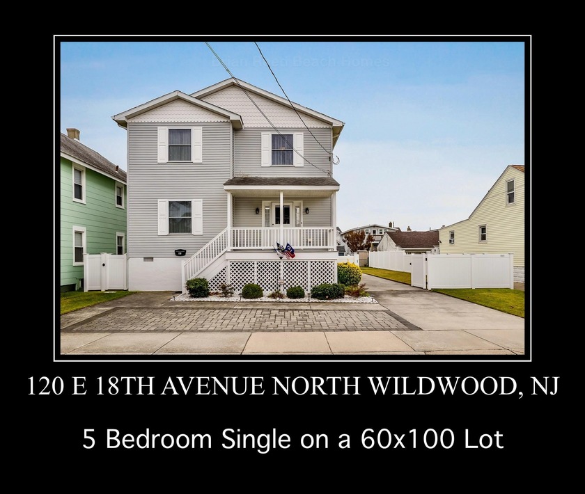 WOW! Rarely do you see a Newer single family home on a 60x100 - Beach Home for sale in North Wildwood, New Jersey on Beachhouse.com