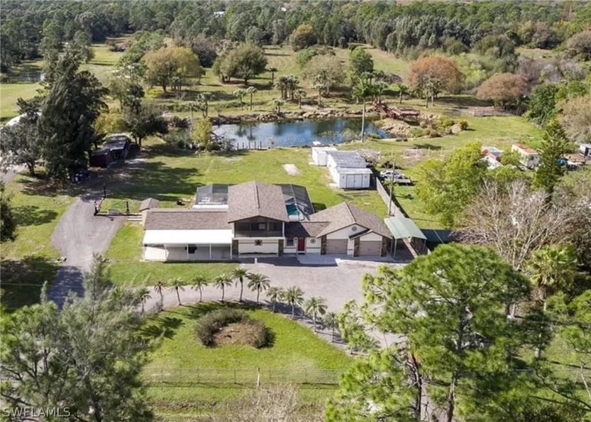 Wonderful secluded 4 bedroom 4 bath POOL home on 9 Acres. This - Beach Home for sale in North Fort Myers, Florida on Beachhouse.com