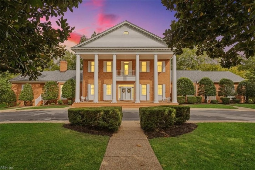 Gated Colonial Estate on 42 acres. Tree lined entrance leading - Beach Home for sale in Williamsburg, Virginia on Beachhouse.com