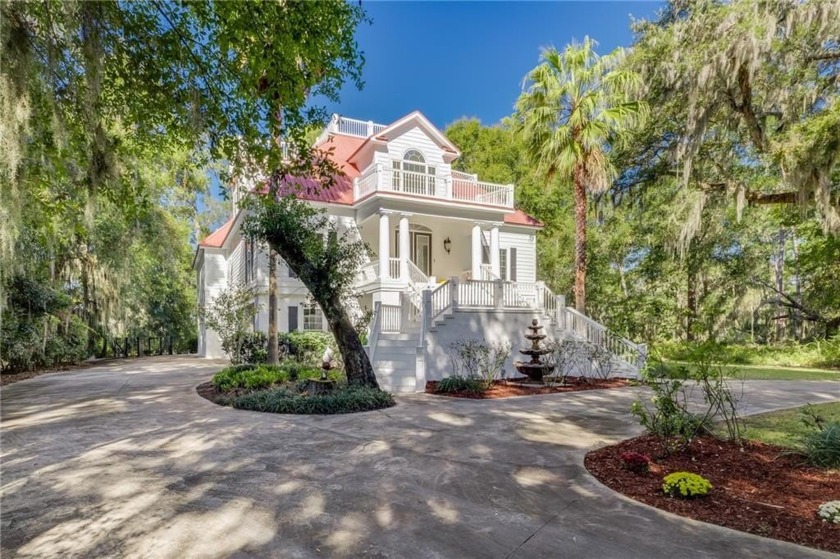 Welcome to an Extraordinary Waterfront Estate Boasting Luxurious - Beach Home for sale in Darien, Georgia on Beachhouse.com