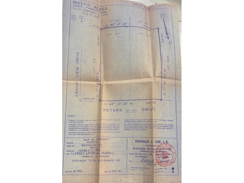 Calling all Builders, Investors and all Visionaries.... Great - Beach Lot for sale in Shirley, New York on Beachhouse.com