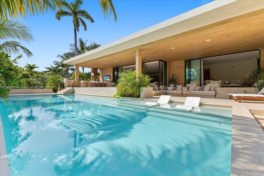 Newly constructed and elevated, this modern waterfront residence - Beach Home for sale in Miami Beach, Florida on Beachhouse.com