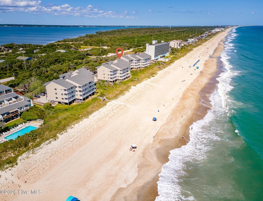 Beautifully updated 2-bedroom, 2-bath oceanfront and furnished - Beach Condo for sale in Pine Knoll Shores, North Carolina on Beachhouse.com