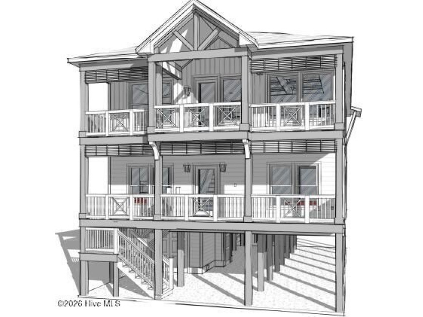 What a find! Second row, the sand and waves awaits just across - Beach Home for sale in Oak Island, North Carolina on Beachhouse.com