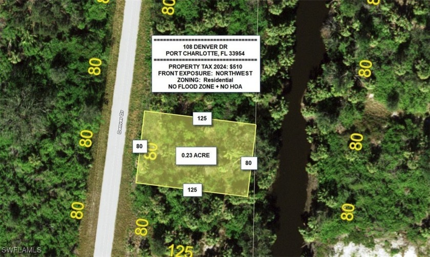 Beautiful canal lot in the very fast growing city of Port - Beach Lot for sale in Port Charlotte, Florida on Beachhouse.com