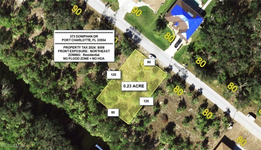 Beautiful canal lot in the very fast growing city of Port - Beach Lot for sale in Port Charlotte, Florida on Beachhouse.com