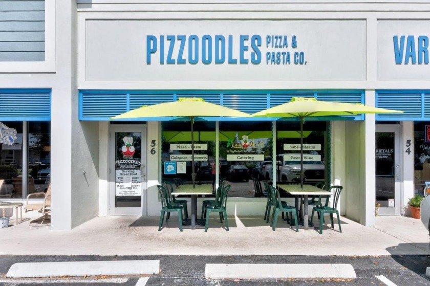 Established 16 years, 10 months ago, Pizzoodles Pizzerias and - Beach Commercial for sale in Vero Beach, Florida on Beachhouse.com