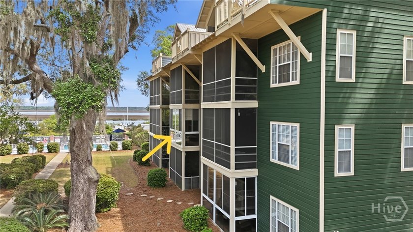 Enjoy river views from this 2nd floor 2 BR 2 BA condo with - Beach Condo for sale in Midway, Georgia on Beachhouse.com