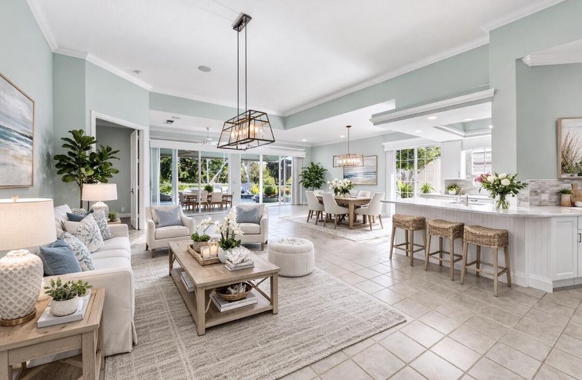 Exceptional 3-bedroom plus office residence located in the gated - Beach Home for sale in Hobe Sound, Florida on Beachhouse.com