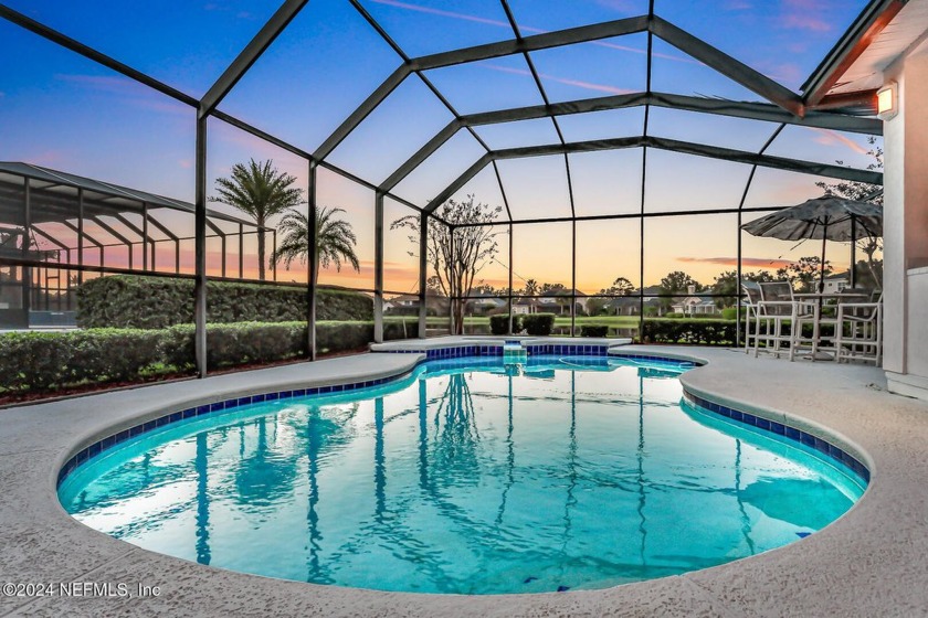 Remarkable, color-infused sunsets adorn this lush & open Florida - Beach Home for sale in Ponte Vedra Beach, Florida on Beachhouse.com