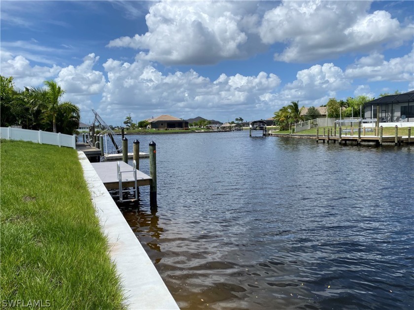 Seawall and dock on place, clean and ready to build. Fast Golf - Beach Lot for sale in Cape Coral, Florida on Beachhouse.com