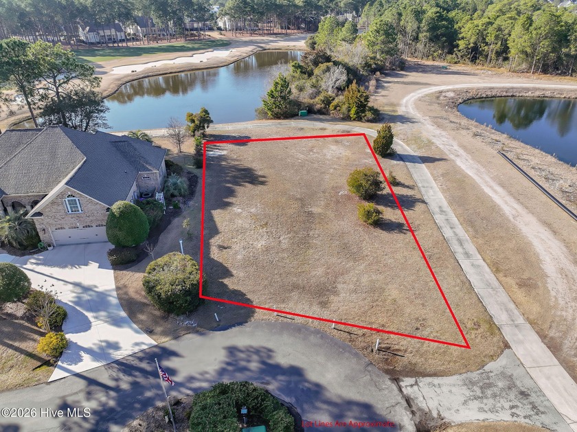 This premier golf course homesite is positioned along the 1st - Beach Lot for sale in Southport, North Carolina on Beachhouse.com