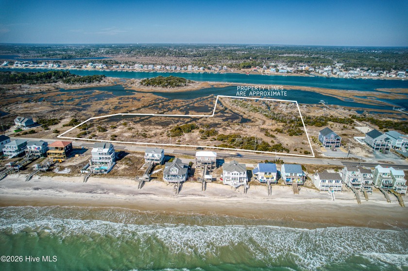 Builder's playground in North Topsail Beach! An exceptional and - Beach Acreage for sale in North Topsail Beach, North Carolina on Beachhouse.com