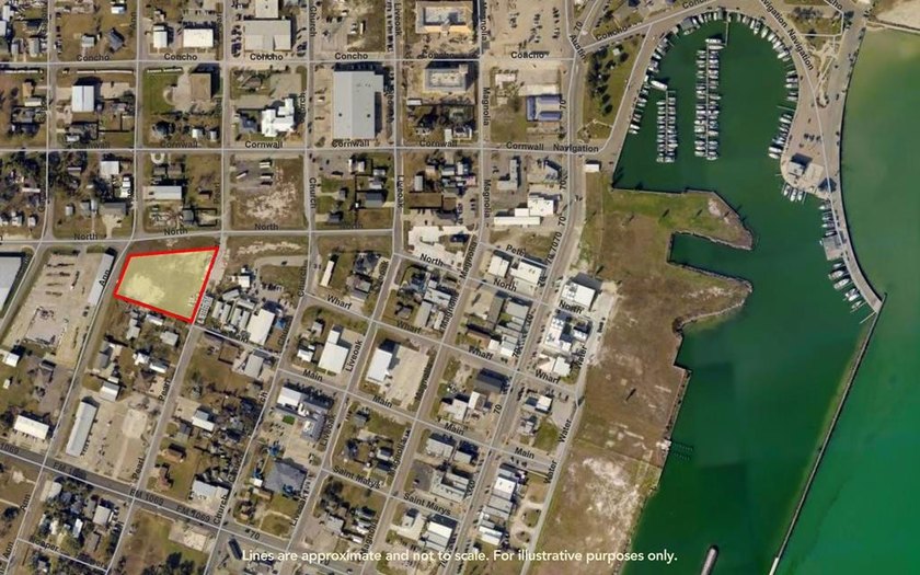 Commercial land. Prime location in downtown Rockport and Arts - Beach Commercial for sale in Rockport, Texas on Beachhouse.com