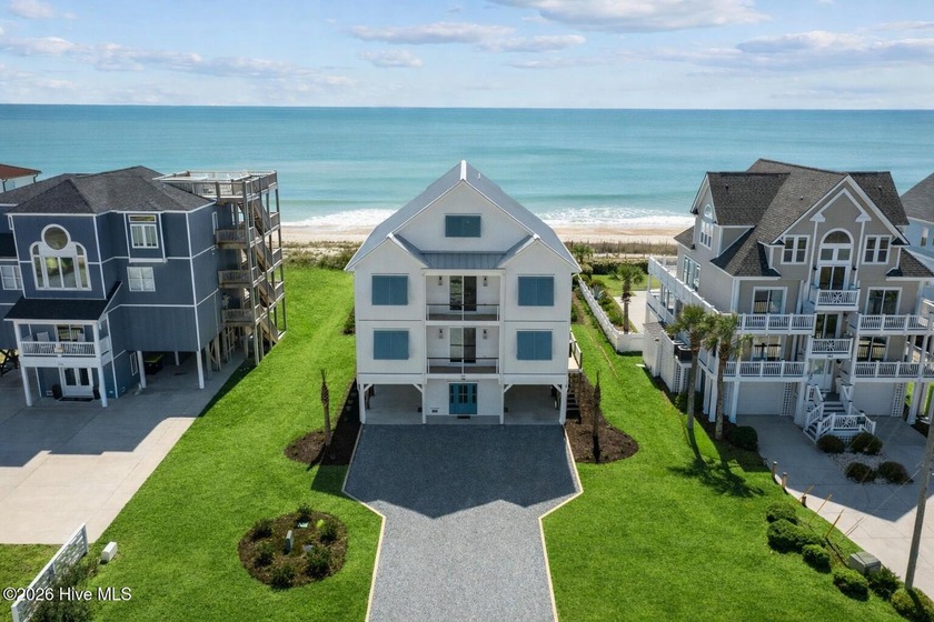 This exceptional oceanfront estate represents a rare investment - Beach Home for sale in North Topsail Beach, North Carolina on Beachhouse.com