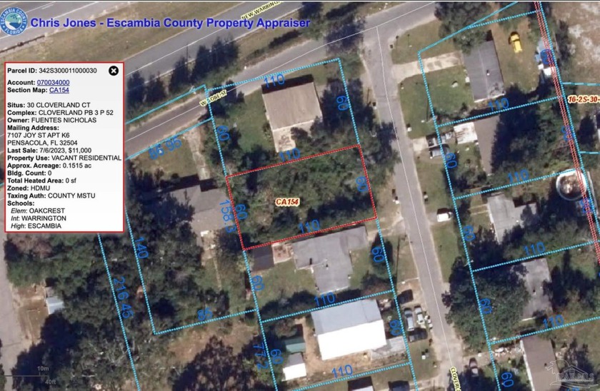 Great opportunity to own a residential lot in Pensacola at a - Beach Lot for sale in Pensacola, Florida on Beachhouse.com