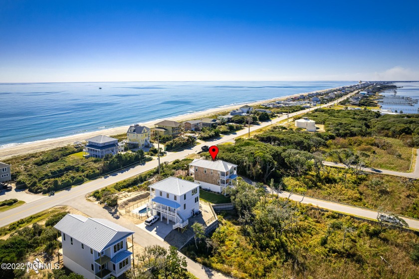 Gorgeous waterviews of Bogue Sound to the north, as well as - Beach Home for sale in Indian Beach, North Carolina on Beachhouse.com