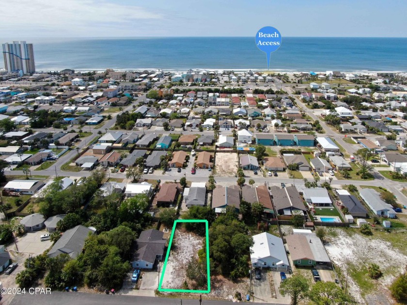 Great vacant lot just off of Thomas Dr that allows for a single - Beach Lot for sale in Panama City Beach, Florida on Beachhouse.com