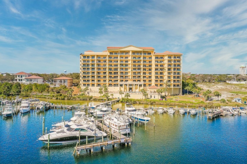 Stunning harbor and Gulf views from the large private balcony at - Beach Condo for sale in Destin, Florida on Beachhouse.com
