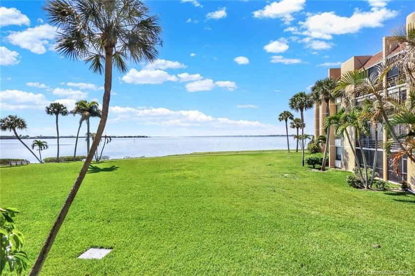 Direct River views facing south from this end unit with Complete - Beach Condo for sale in Jensen Beach, Florida on Beachhouse.com