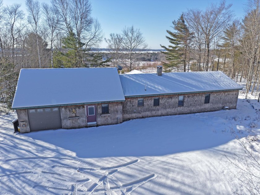 Privately situated home on 11 acres with views of Mount Desert - Beach Home for sale in Ellsworth, Maine on Beachhouse.com