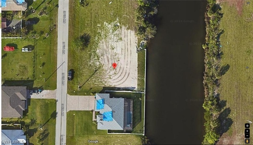 Prime Water Canal Lot with Seawall for Sale in NW of Cape Coral - Beach Lot for sale in Cape Coral, Florida on Beachhouse.com