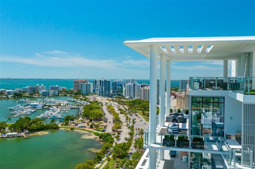 The Grand Penthouse occupying the two uppermost levels of - Beach Condo for sale in Sarasota, Florida on Beachhouse.com