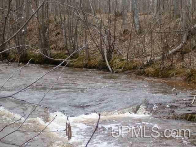 36 spectacular acres with over 2000' of Duck Creek frontage and - Beach Acreage for sale in Ontonagon, Michigan on Beachhouse.com