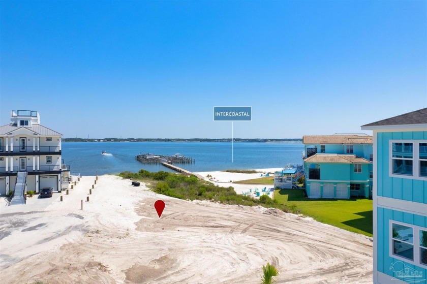 Over one-half acre lot on Navarre Beach with 79-ft of Waterfront - Beach Lot for sale in Navarre Beach, Florida on Beachhouse.com