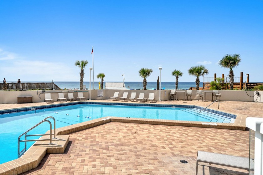 Enjoy easy WALKOUT ACCESS to the pool and beach from the ground - Beach Condo for sale in Miramar Beach, Florida on Beachhouse.com