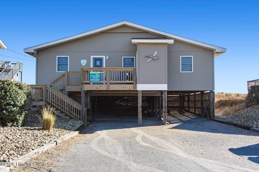 Welcome to this oceanfront Classic Carolina Cottage offering - Beach Home for sale in Emerald Isle, North Carolina on Beachhouse.com