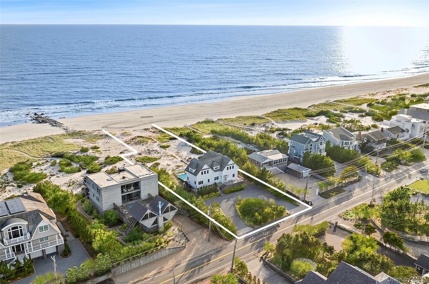 Set along coveted Dune Road, this jetty-protected oceanfront - Beach Home for sale in Westhampton, New York on Beachhouse.com