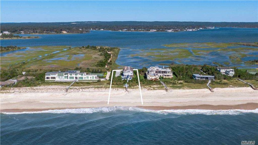 Solidly built & stunningly appointed, this custom oceanfront - Beach Home for sale in Quogue, New York on Beachhouse.com