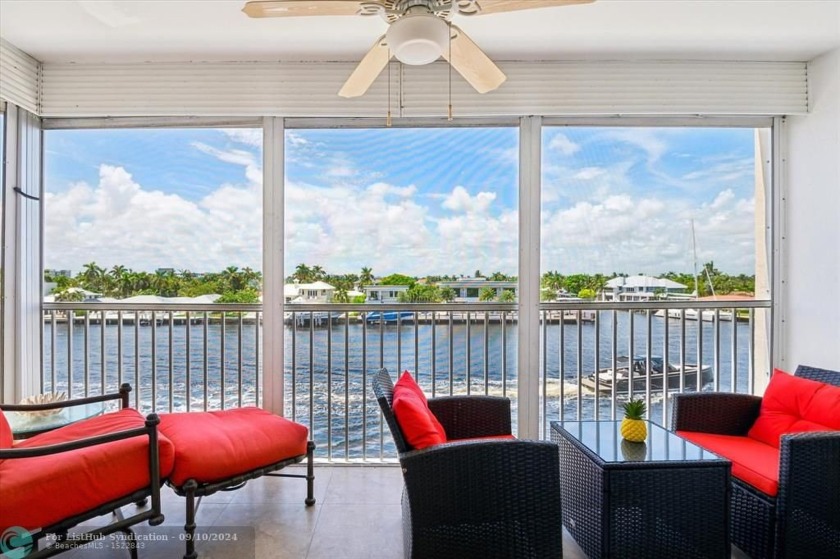 Direct intercoastal 2 bedroom 2 bathroom home in sought after - Beach Condo for sale in Pompano Beach, Florida on Beachhouse.com