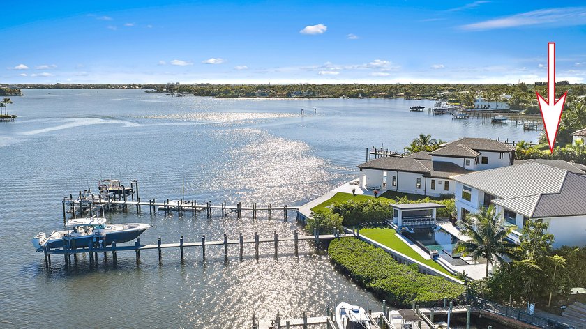 Waterfront estate home built in 2022, ideally positioned on a - Beach Home for sale in Jupiter, Florida on Beachhouse.com