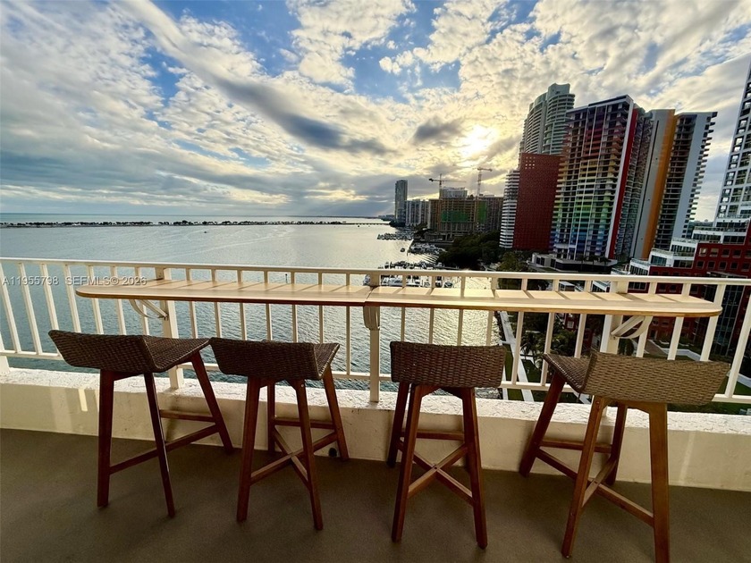 Wake up to unobstructed water views in this exclusive waterfront - Beach Condo for sale in Miami, Florida on Beachhouse.com