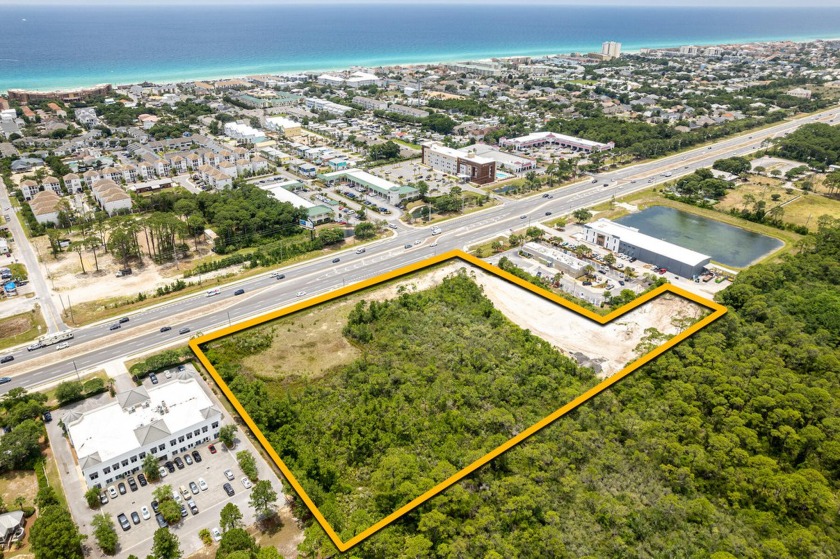 5.3 Acre parcel prominently located in Walton County directly on - Beach Acreage for sale in Miramar Beach, Florida on Beachhouse.com