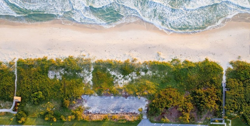 One of (5) direct oceanfront lots available for sale, this 125' - Beach Lot for sale in Hutchinson Island, Florida on Beachhouse.com