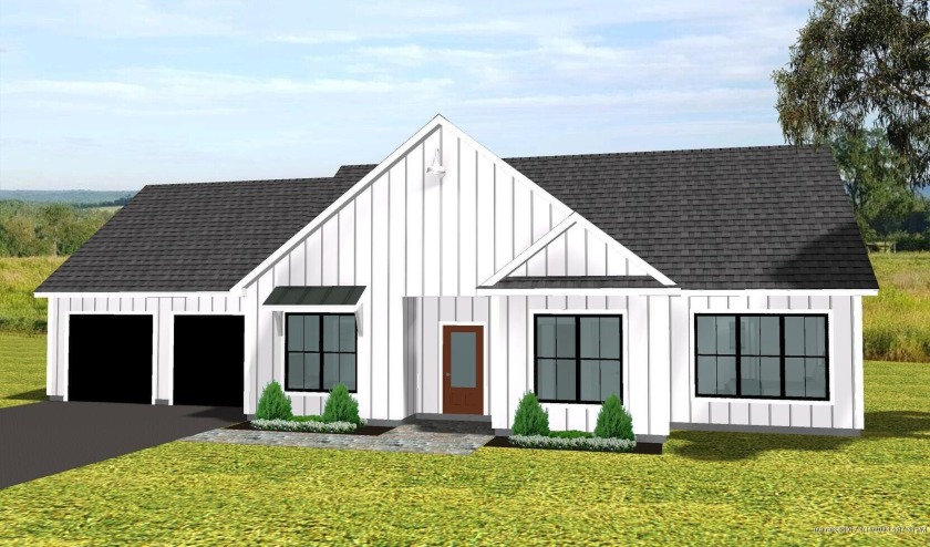 The ''Sandpiper'' house plan features one floor living, a lovely - Beach Home for sale in Phippsburg, Maine on Beachhouse.com