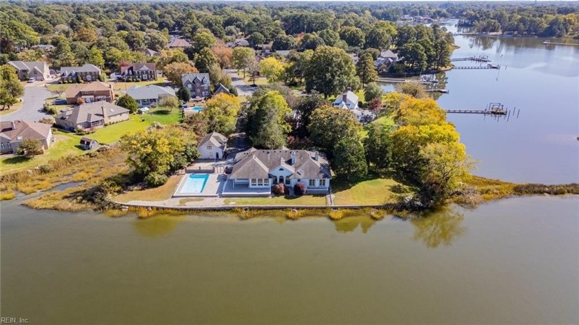 One of a kind Waterfront Home on 1+ acre lot overlooks the - Beach Home for sale in Chesapeake, Virginia on Beachhouse.com