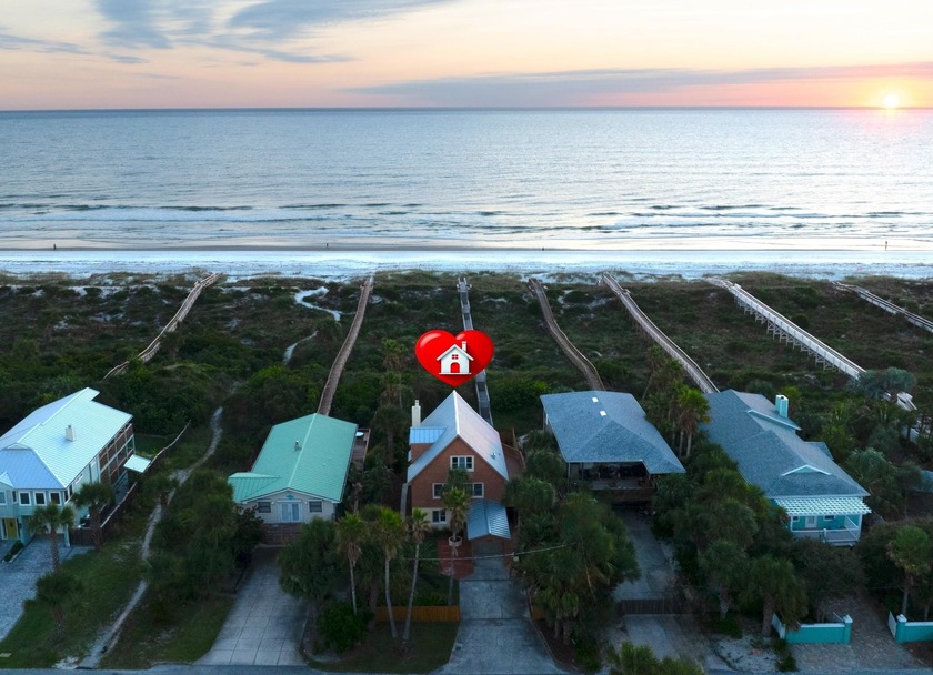 Direct Ocean Front 3/3 +bonus Room Home Makes You Feel Like You - Beach Home for sale in St Augustine, Florida on Beachhouse.com