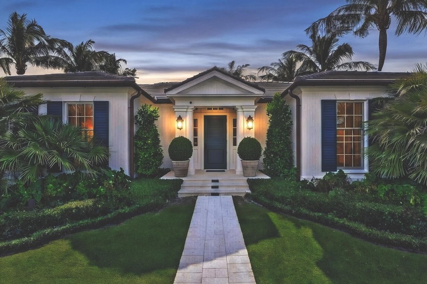 Exquisite Bermuda-style residence completed in 2018 and - Beach Home for sale in Palm Beach, Florida on Beachhouse.com