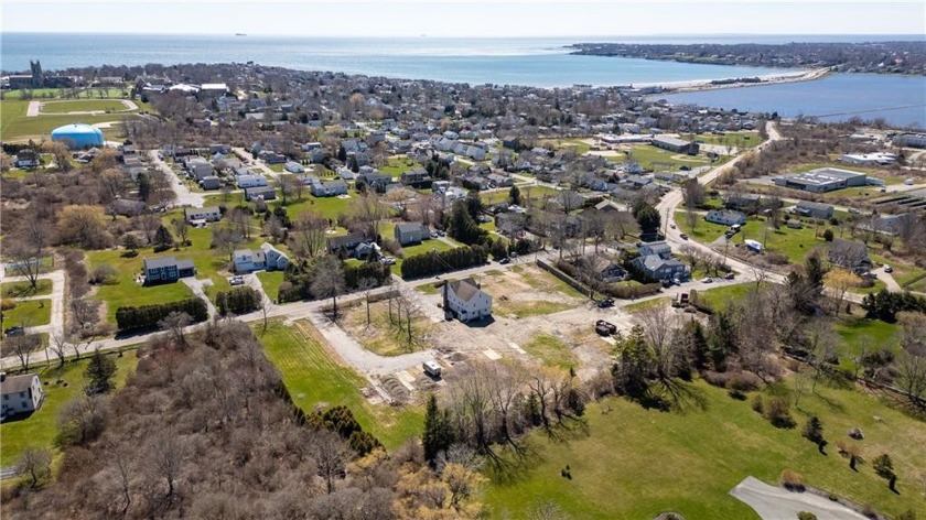New spacious lot set back of Aquidneck Avenue and in between - Beach Lot for sale in Middletown, Rhode Island on Beachhouse.com