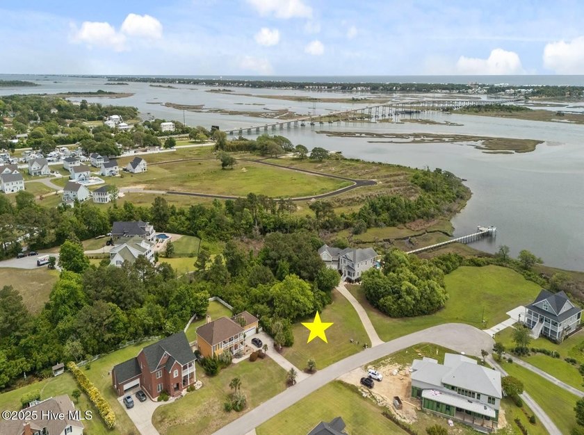 BUILDABLE HOME SITE w/WATERVIEW. 0.98 AC. of Land in a - Beach Lot for sale in Cedar Point, North Carolina on Beachhouse.com