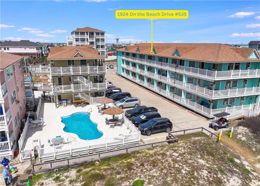 GULF VIEWS! The address says it all - truly ON THE BEACH! Enjoy - Beach Condo for sale in Port Aransas, Texas on Beachhouse.com