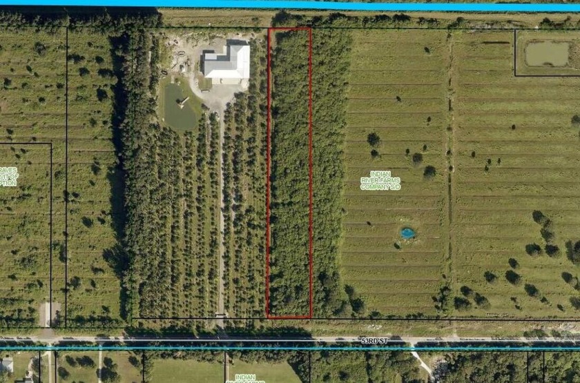 This 4.39-acre property in Indian River County, Florida, offers - Beach Acreage for sale in Vero Beach, Florida on Beachhouse.com