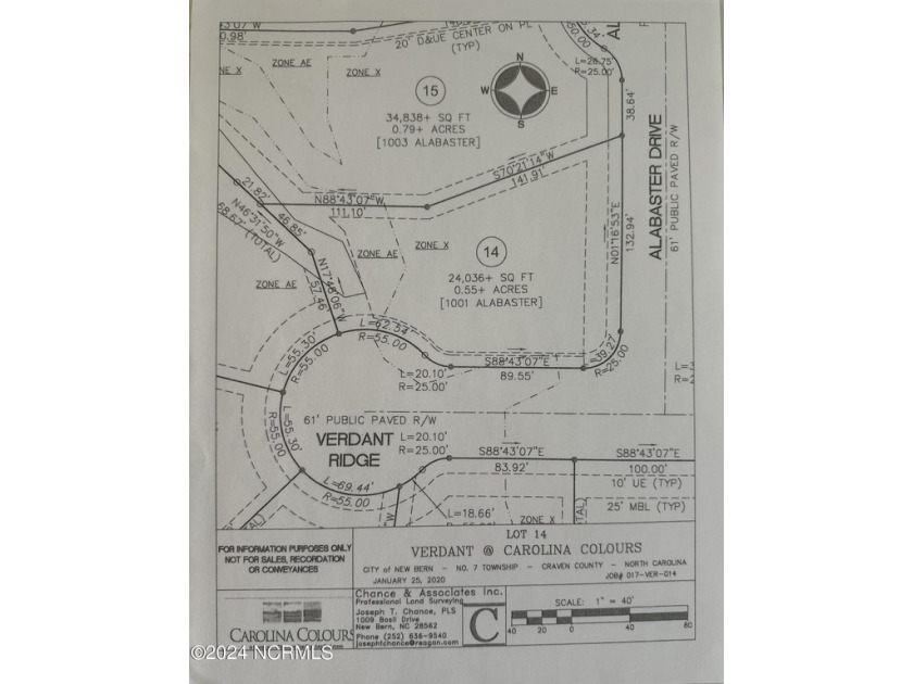 Corner Lot ready for your new home!!  No time frame to build!! - Beach Lot for sale in New Bern, North Carolina on Beachhouse.com