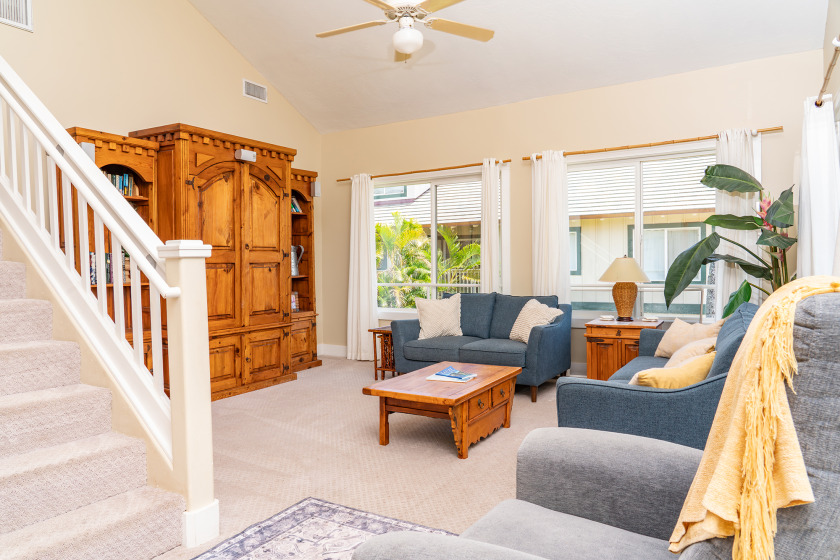 3 bed3 bath Poipu Condo - Central AC, Walking path to - Beach Vacation Rentals in Koloa, Hawaii on Beachhouse.com